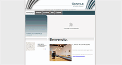 Desktop Screenshot of gentilestudiolegale.it