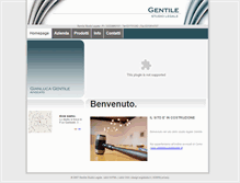 Tablet Screenshot of gentilestudiolegale.it